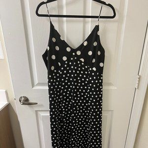 Banana Republic polka dot slip dress